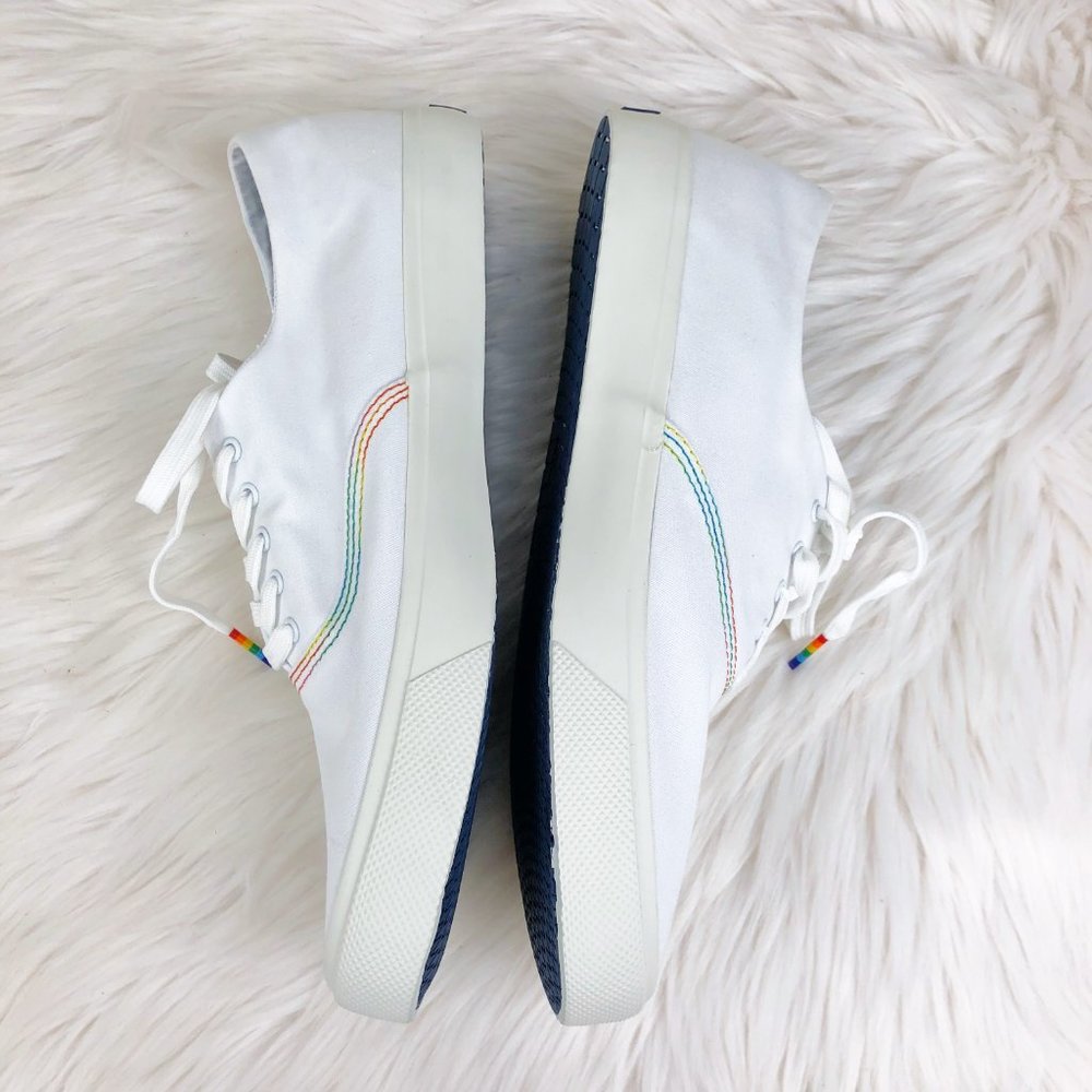 NEW Sperry Captain's CVO Pride Sneaker women’s size 12 rainbow boat shoes - Picture 6 of 12